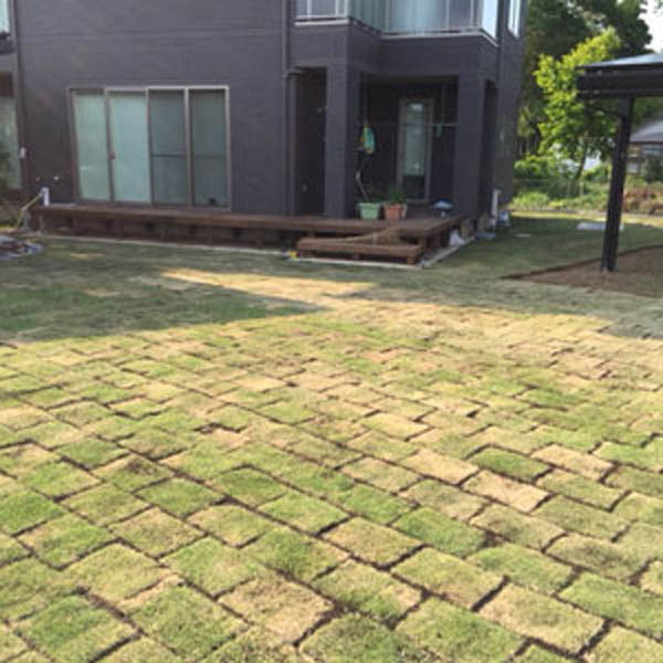 芝張り 芝張り